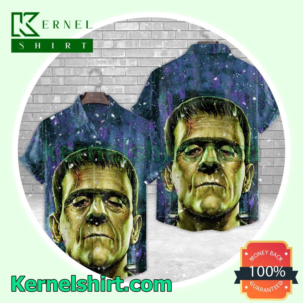 Frankenstein Art Print Halloween Costume Shirt