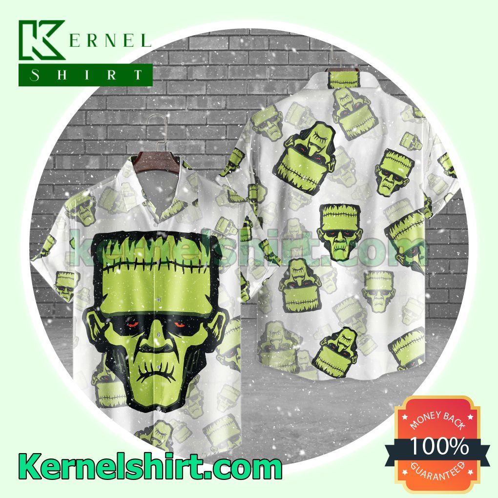 Frankenstein Horror Head Halloween Costume Shirt