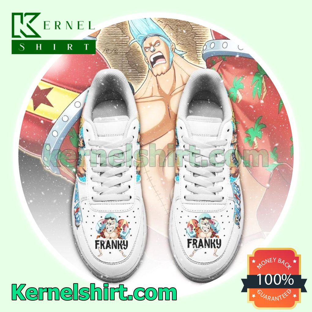 Franky One Piece Anime Mens Womens Air Force 1 Shoes a