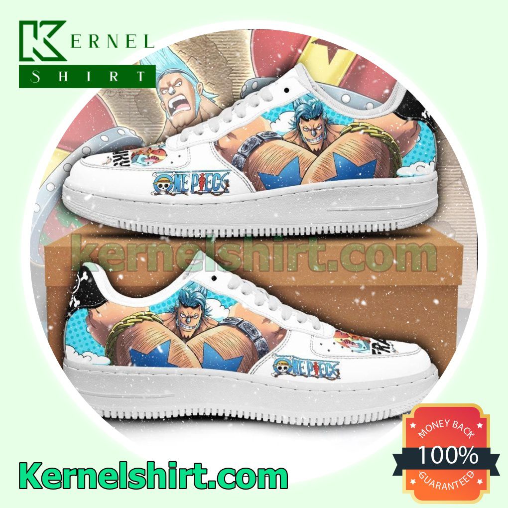 Franky One Piece Anime Mens Womens Air Force 1 Shoes