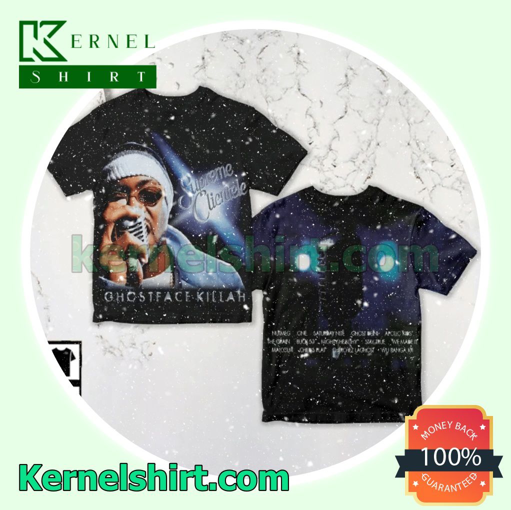 Ghostface Killah Supreme Clientele Album Cover Crewneck T-shirt