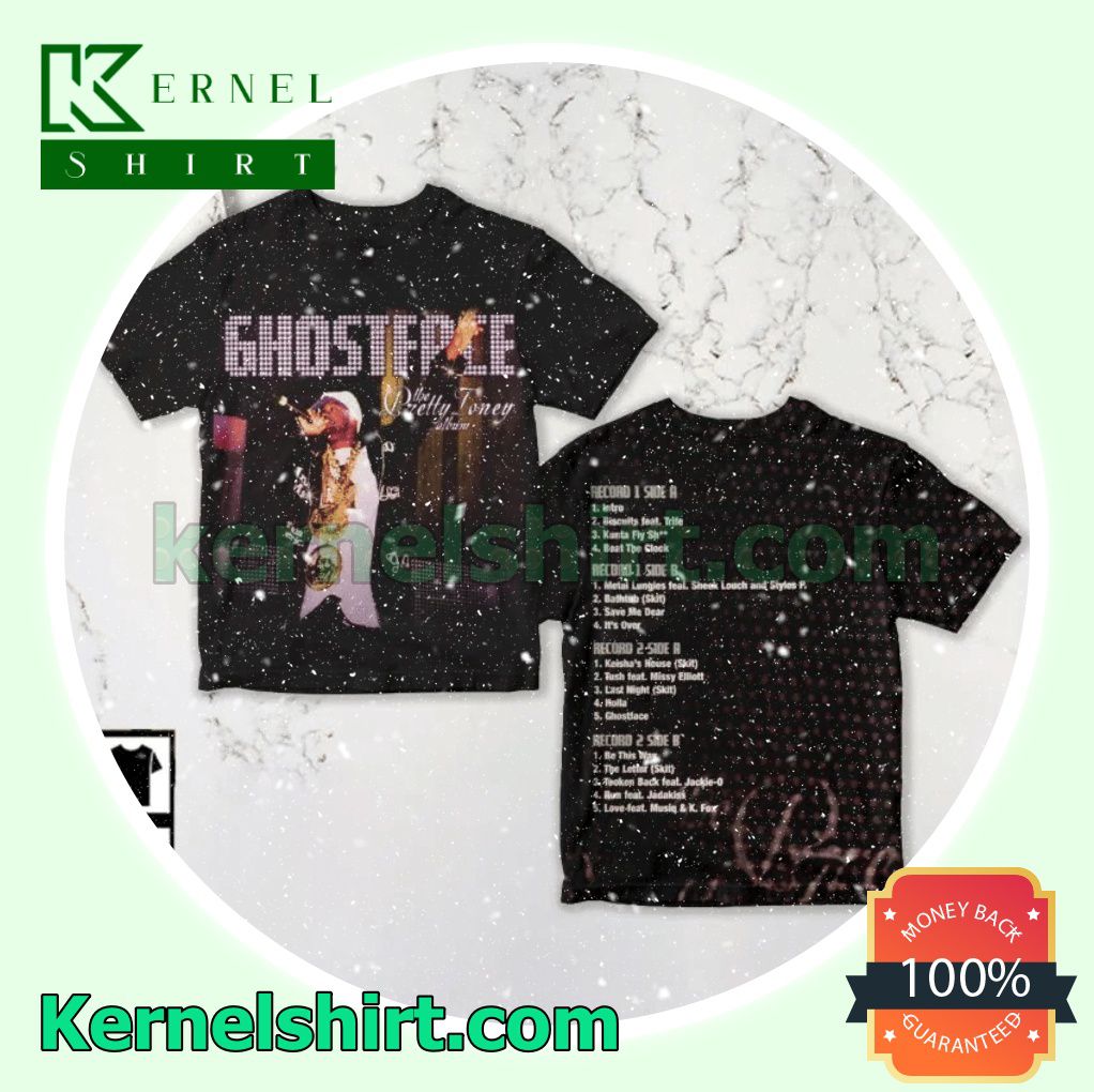 Ghostface Killah The Pretty Toney Album Cover Crewneck T-shirt