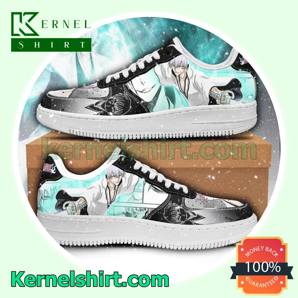 Gin Ichimaru Bleach Anime Mens Womens Air Force 1 Shoes