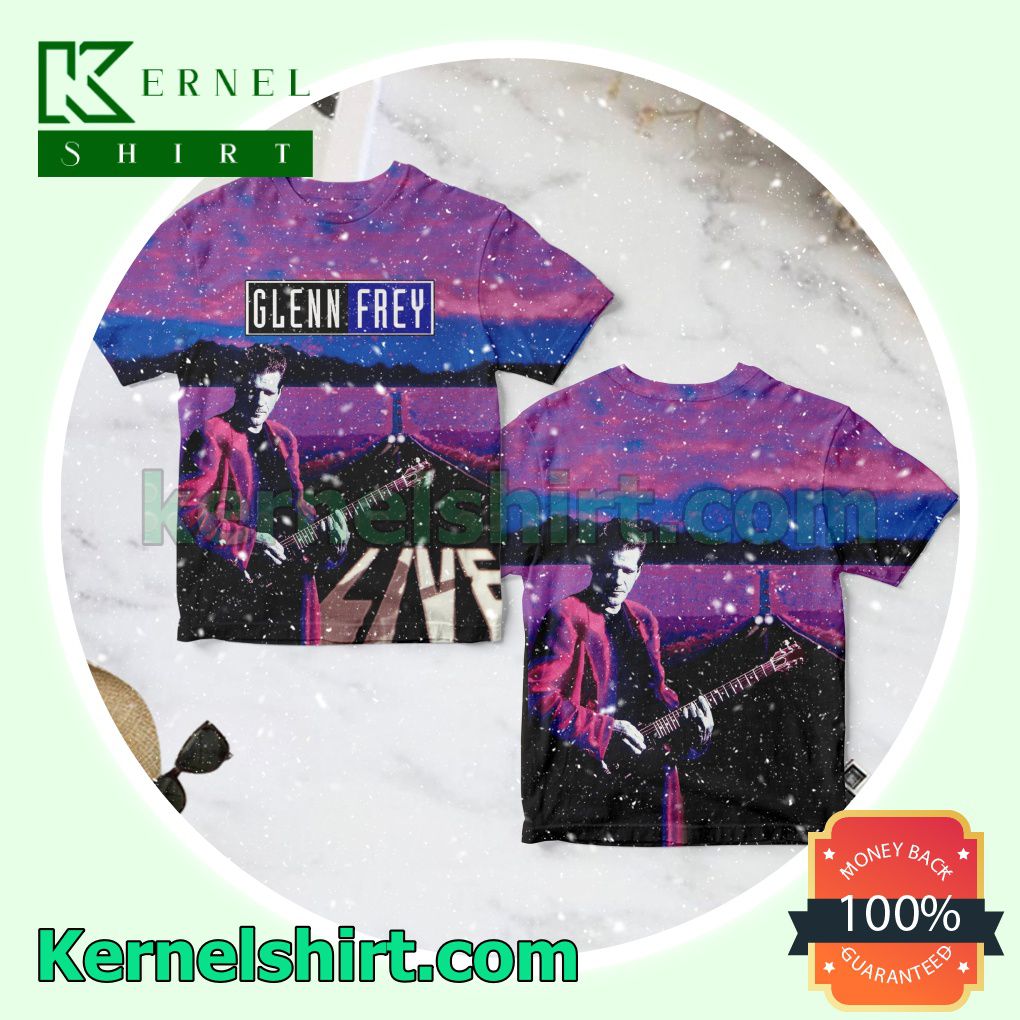 Glenn Frey Live Album Cover Crewneck T-shirt