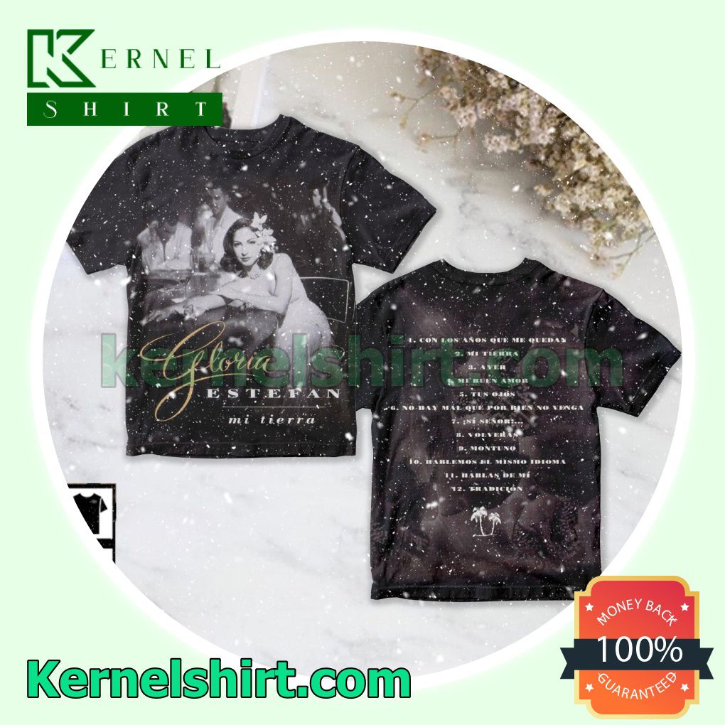 Gloria Estefan Mi Tierra Album Crewneck T-shirt