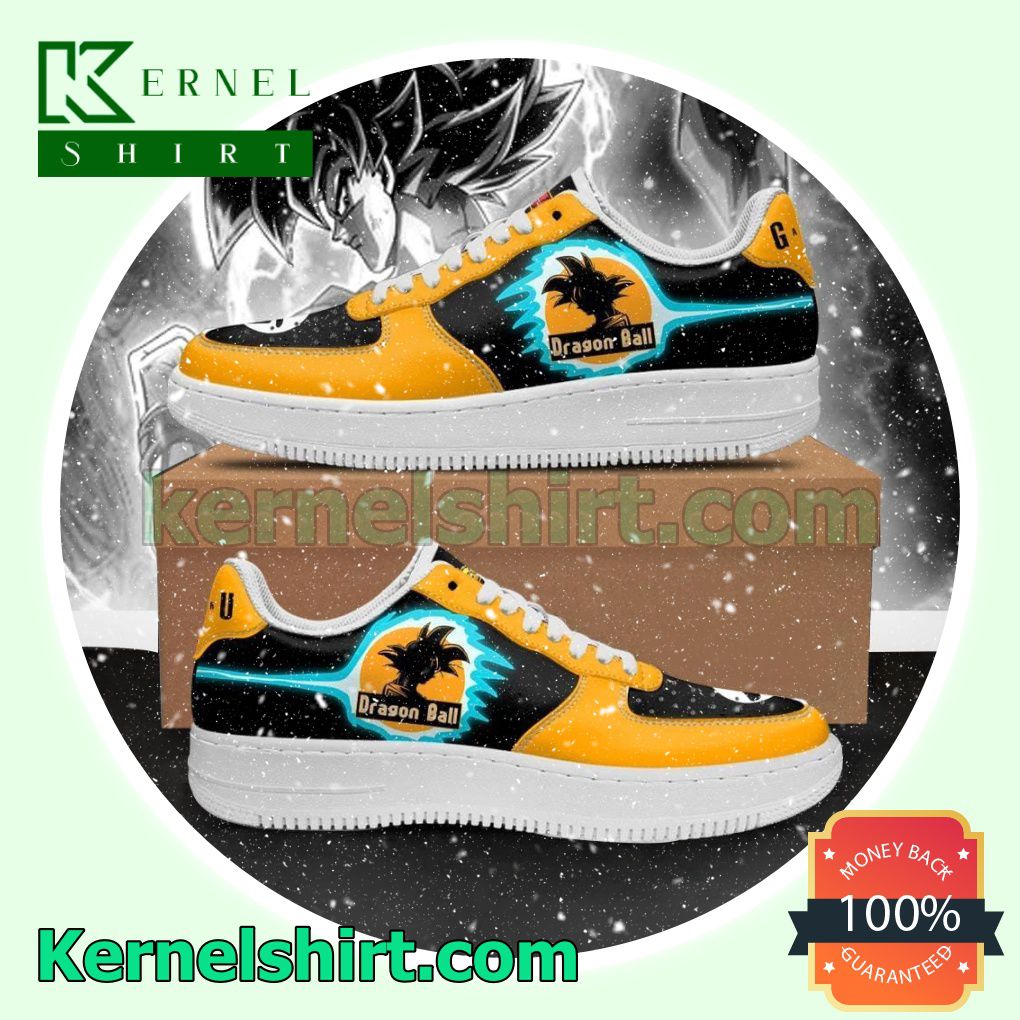 Goku Dragon Ball Anime Power Mens Womens Air Force 1 Shoes