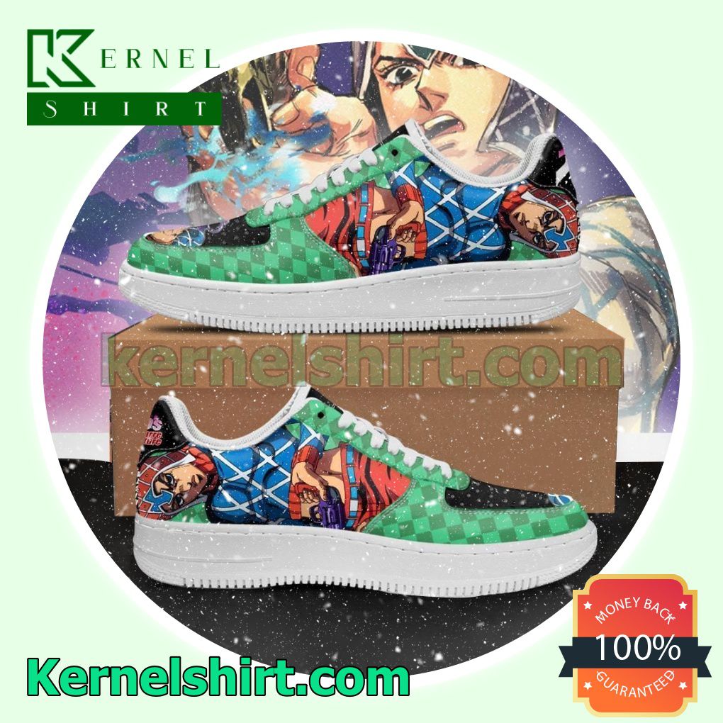 Guido Mista JoJo Anime Mens Womens Air Force 1 Shoes