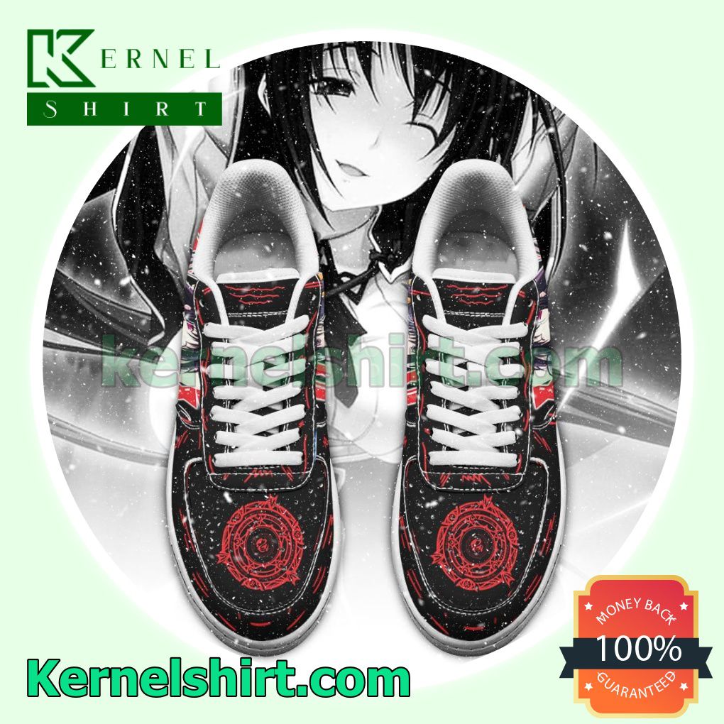 High School DxD Akeno Anime Mens Womens Air Force 1 Shoes a