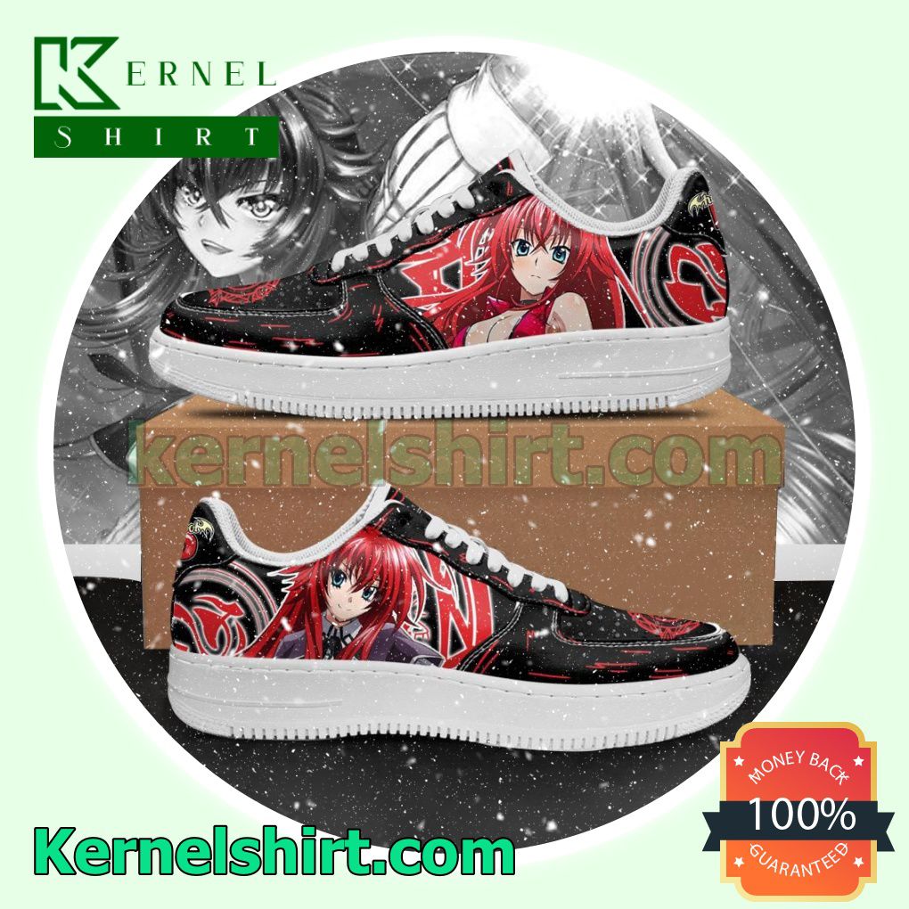 High School DxD Rias Anime Mens Womens Air Force 1 Shoes