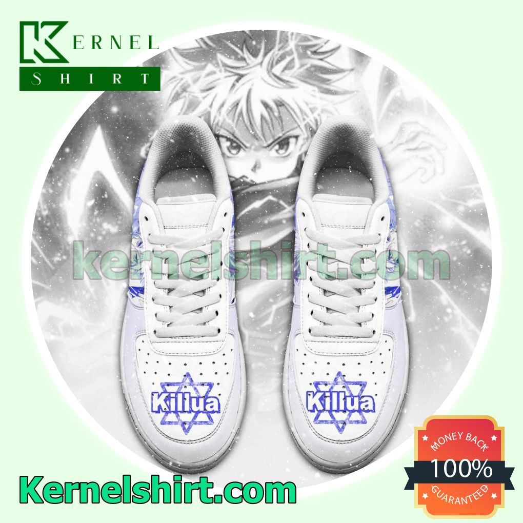 Hunter x Hunter Killua Anime Mens Womens Air Force 1 Shoes a