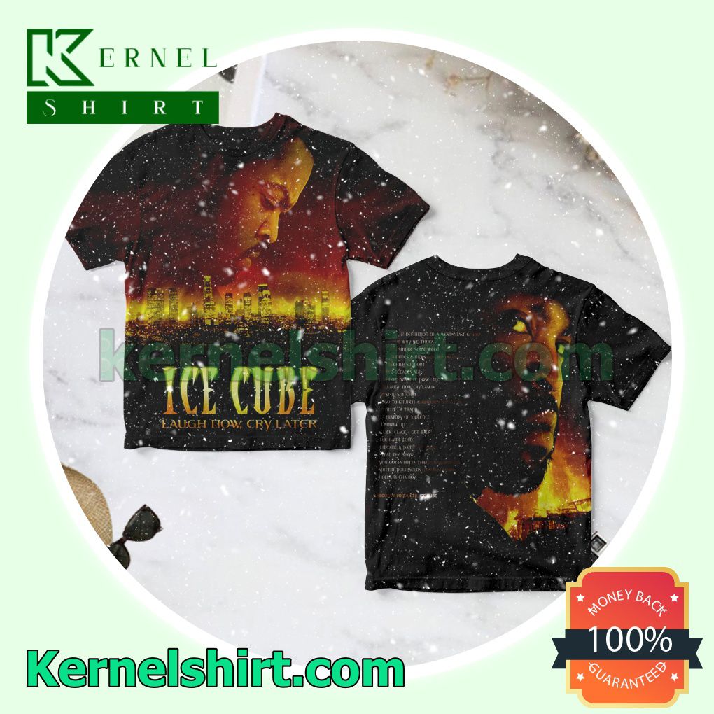 Ice Cube Laugh Now Cry Later Album Cover Crewneck Tee