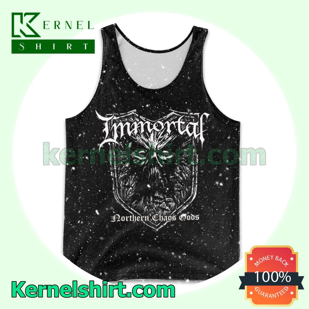 Immortal Northern Chaos Gods Album Cover Men Workout Tank Tops Gym
