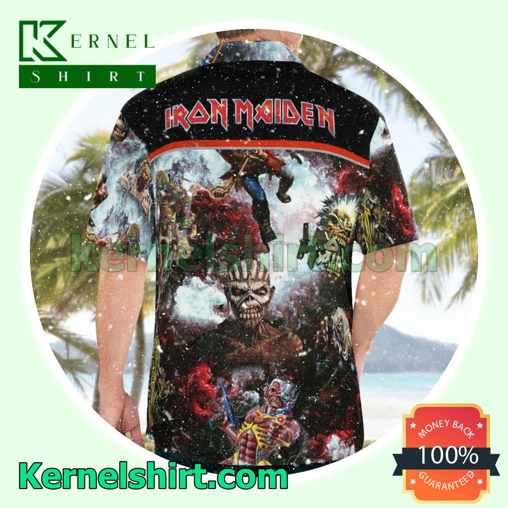 Iron Maiden Big Fan Tropical Beach Shirts a