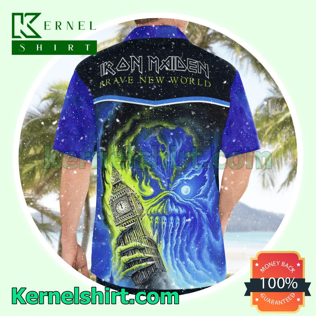 Iron Maiden Brave New World (2000) Tropical Beach Shirts a