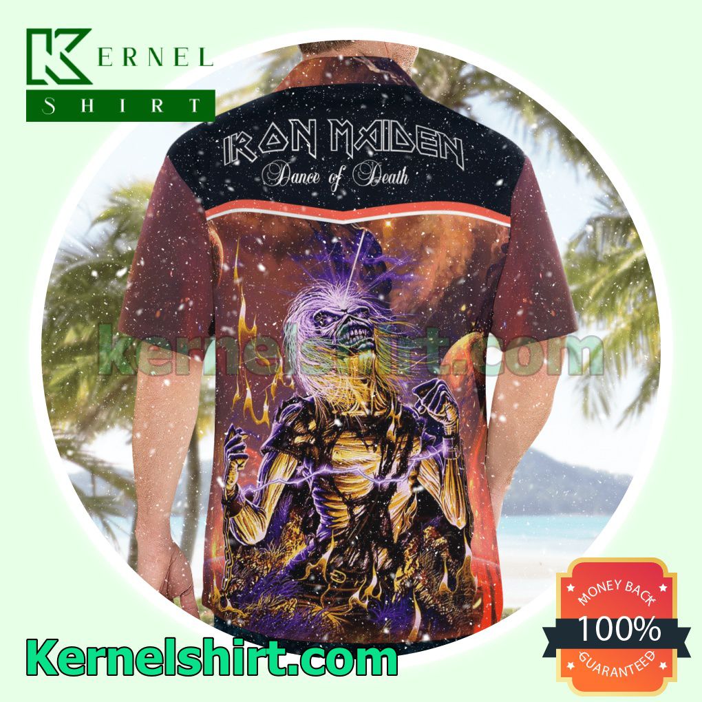 Iron Maiden Dance Of Death (2003) Tropical Beach Shirts a