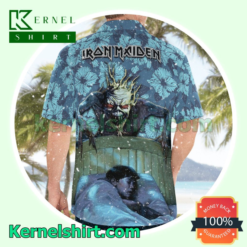 Iron Maiden Fear Of The Dark (1992) Tropical Beach Shirts a