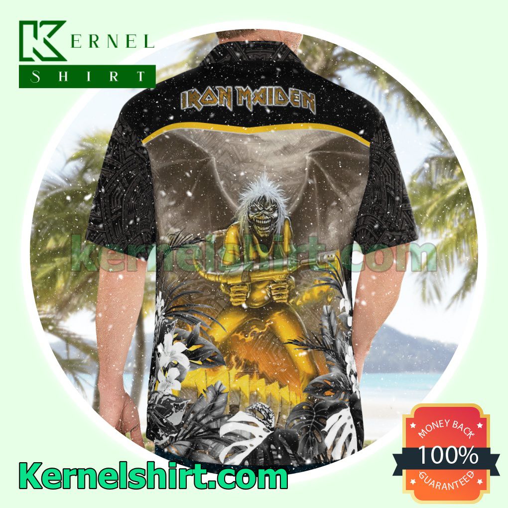 Iron Maiden Love Is Like A Hurricane Tropical Beach Shirts a