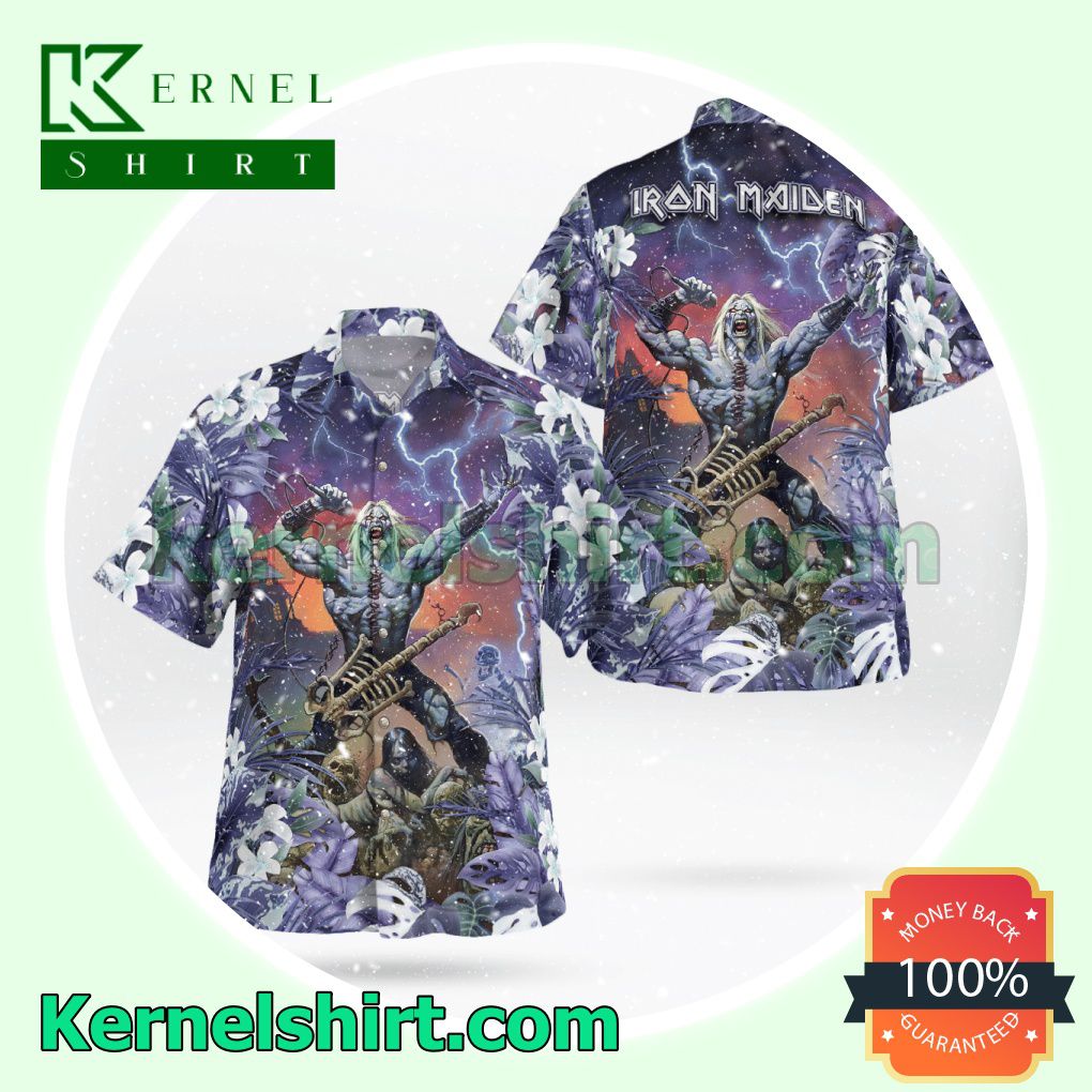 Iron Maiden The Most Metal Ever Tropical Beach Shirts