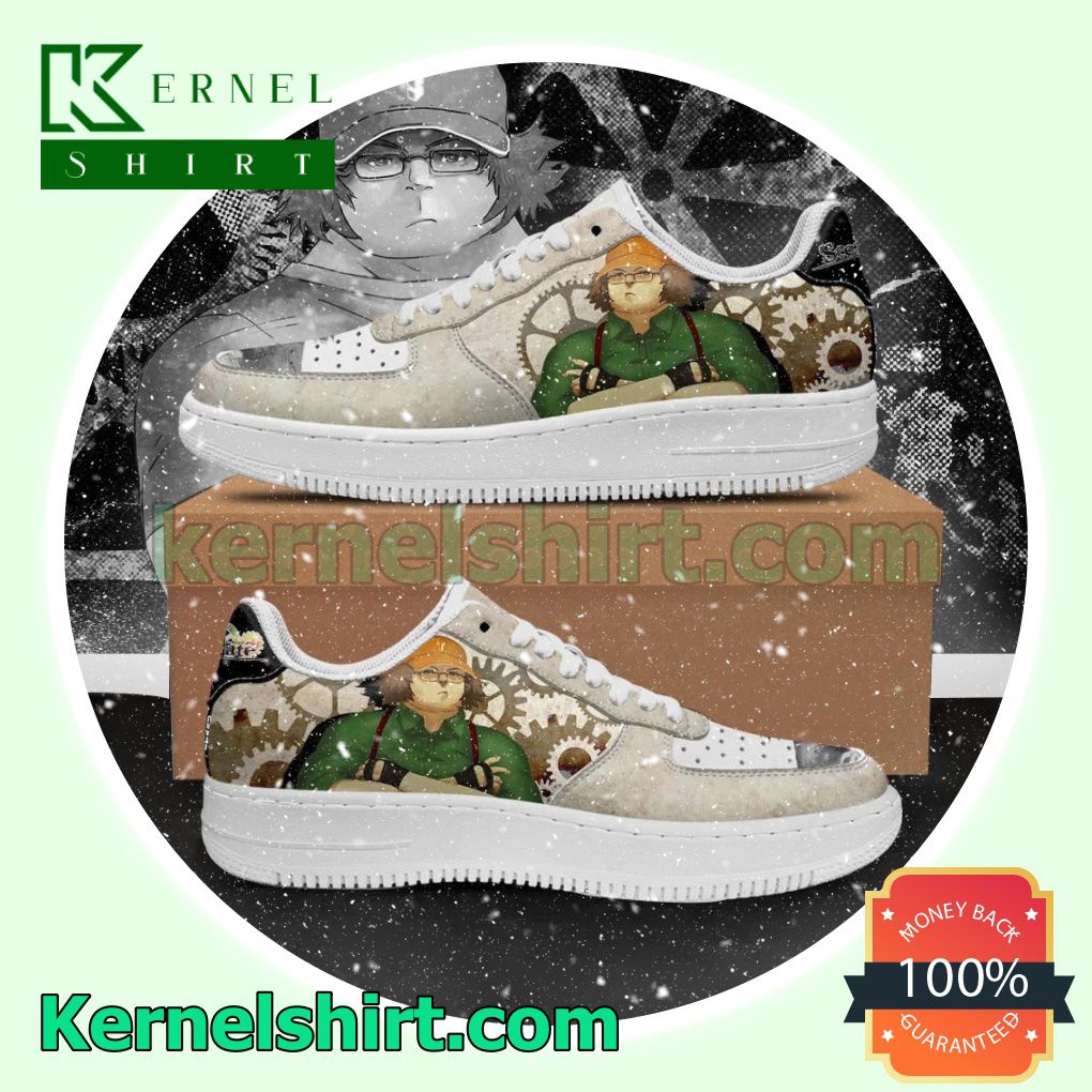 Itaru Hashida Steins Gate Anime Mens Womens Air Force 1 Shoes