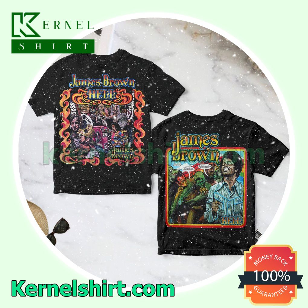 James Brown Hell Album Cover Crewneck T-shirt