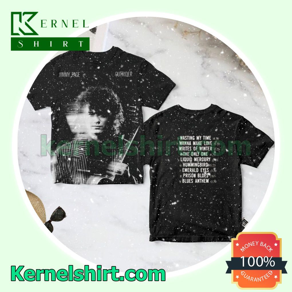 Jimmy Page Outrider Album Crewneck T-shirt