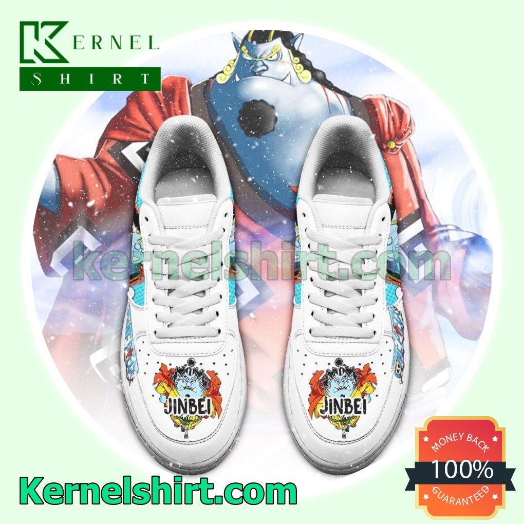 Jinbei One Piece Anime Mens Womens Air Force 1 Shoes a