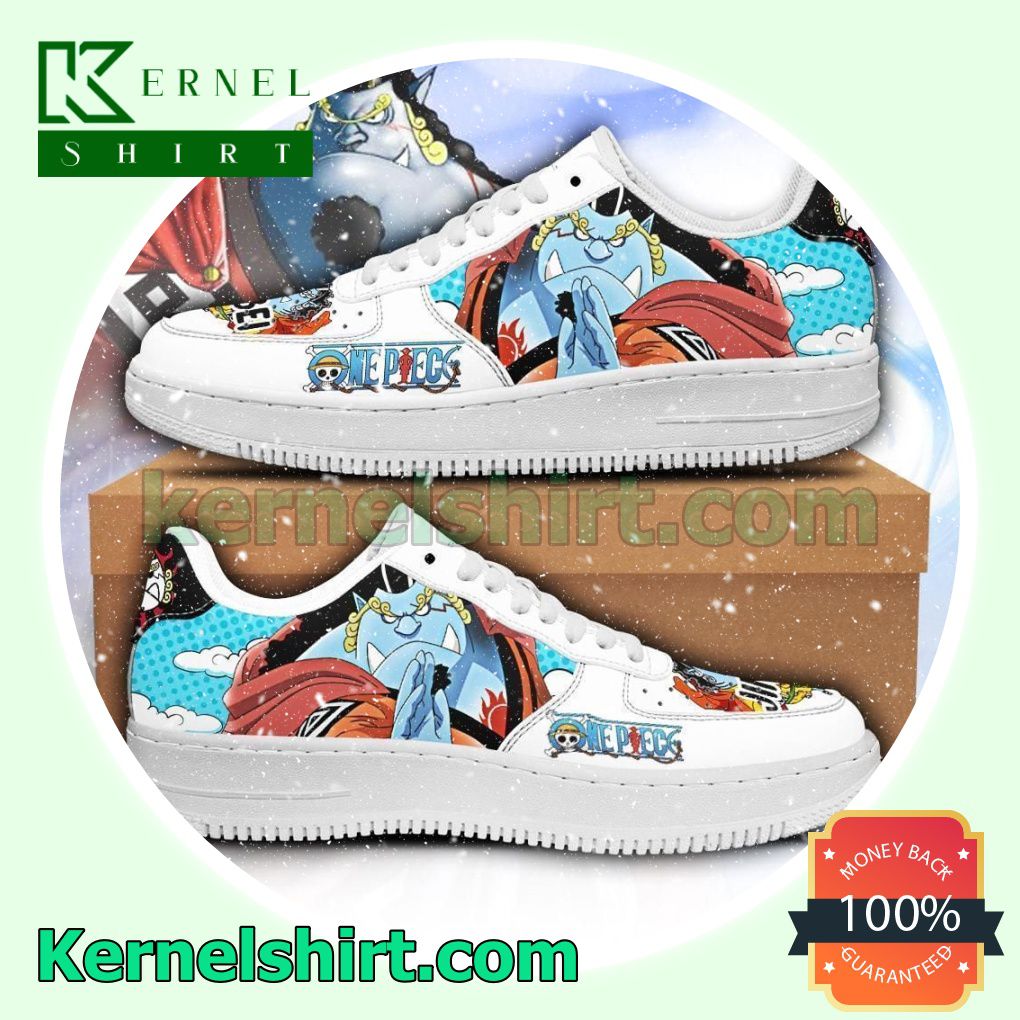 Jinbei One Piece Anime Mens Womens Air Force 1 Shoes