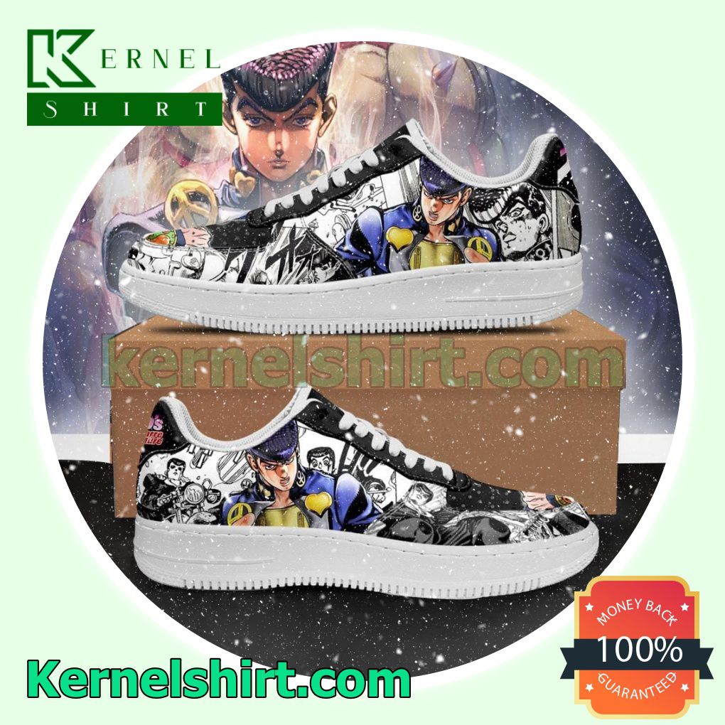 Josuke Higashikata Manga JoJo's Anime Mens Womens Air Force 1 Shoes