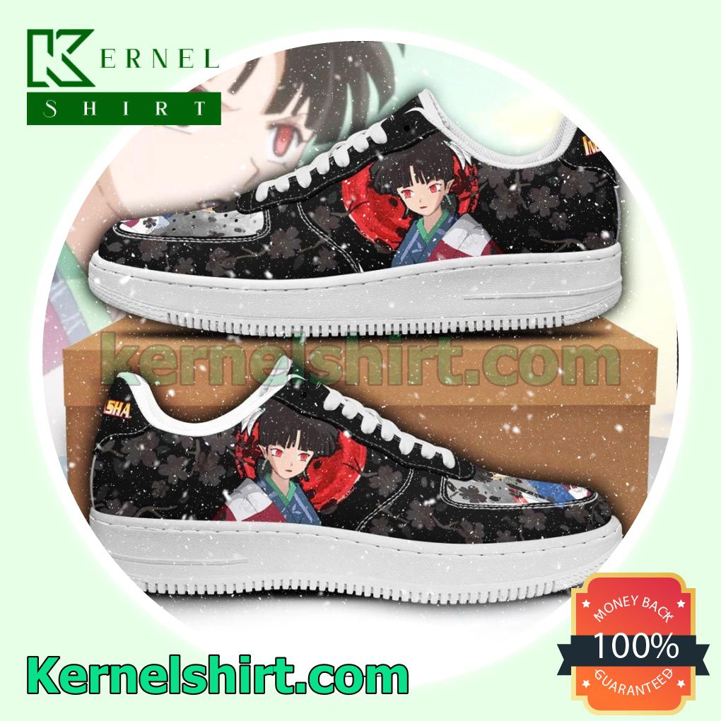 Kagura Inuyasha Anime Mens Womens Air Force 1 Shoes