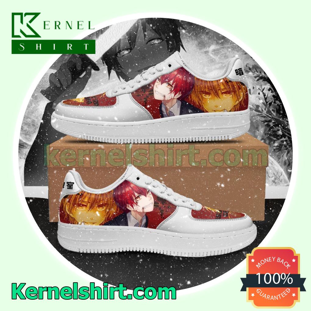 Karma Akabane Assassination Classroom Anime Mens Womens Air Force 1 Shoes