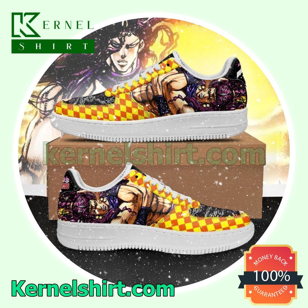 Kars JoJo's Bizarre Adventure Anime Mens Womens Air Force 1 Shoes