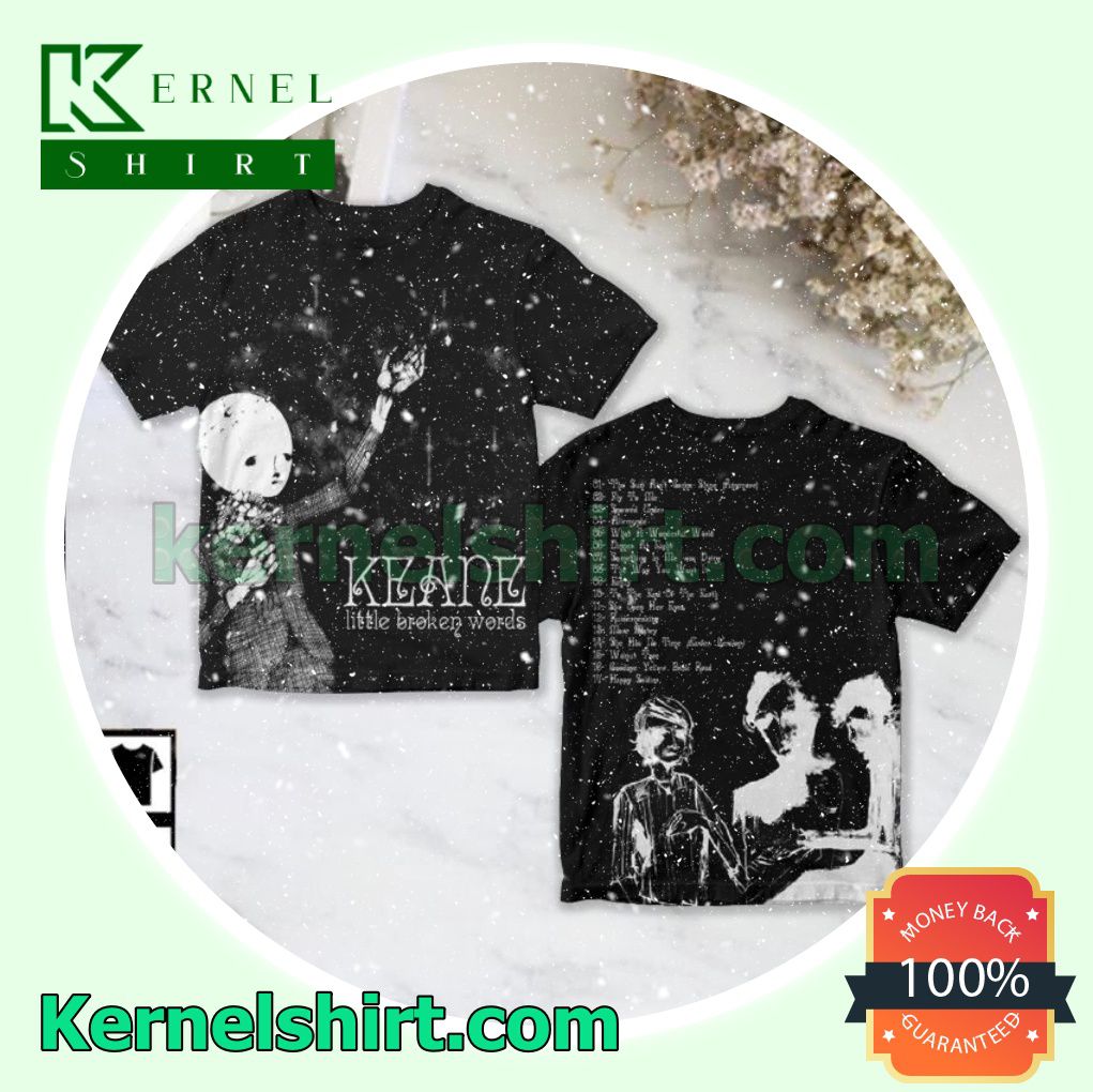 Keane Little Broken Words Album Cover Crewneck T-shirt