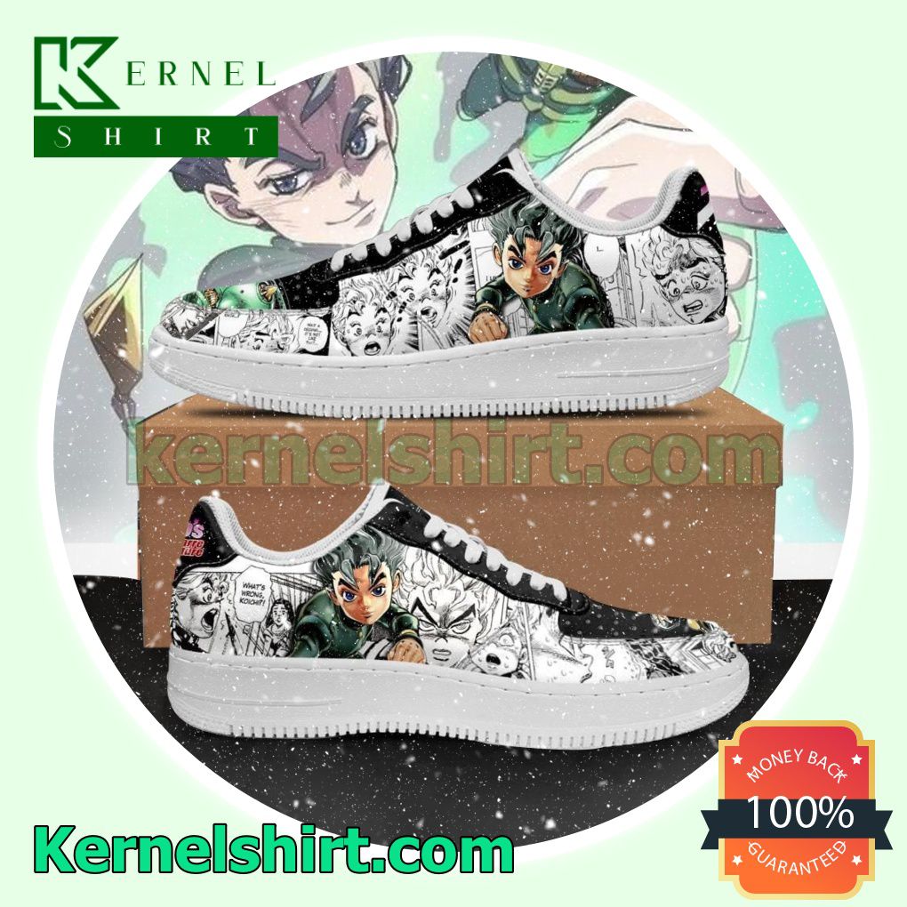 Koichi Hirose Manga JoJo's Anime Mens Womens Air Force 1 Shoes