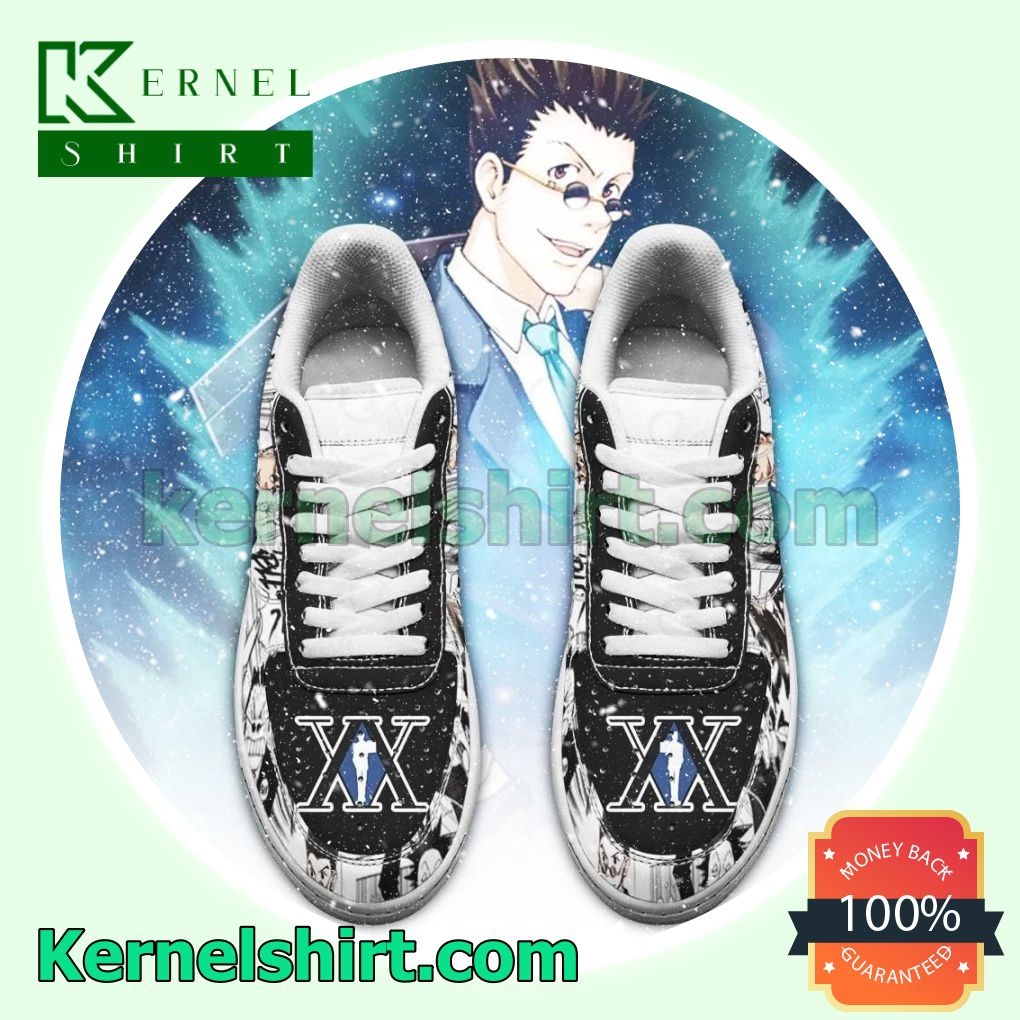 Leorio Hunter X Hunter Anime Mens Womens Air Force 1 Shoes a