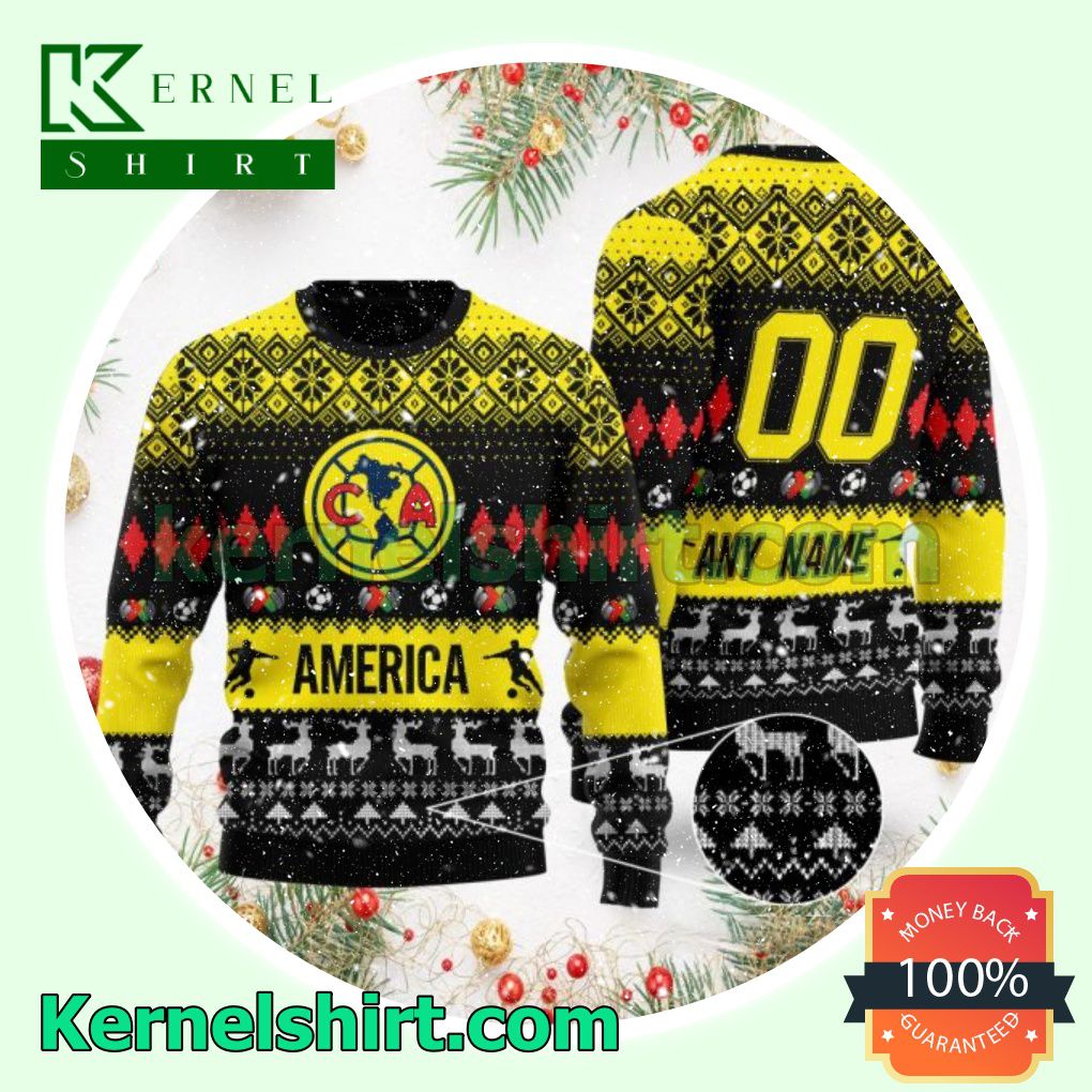 Liga MX Club América Ugly Sweater Holiday Knit Pullover
