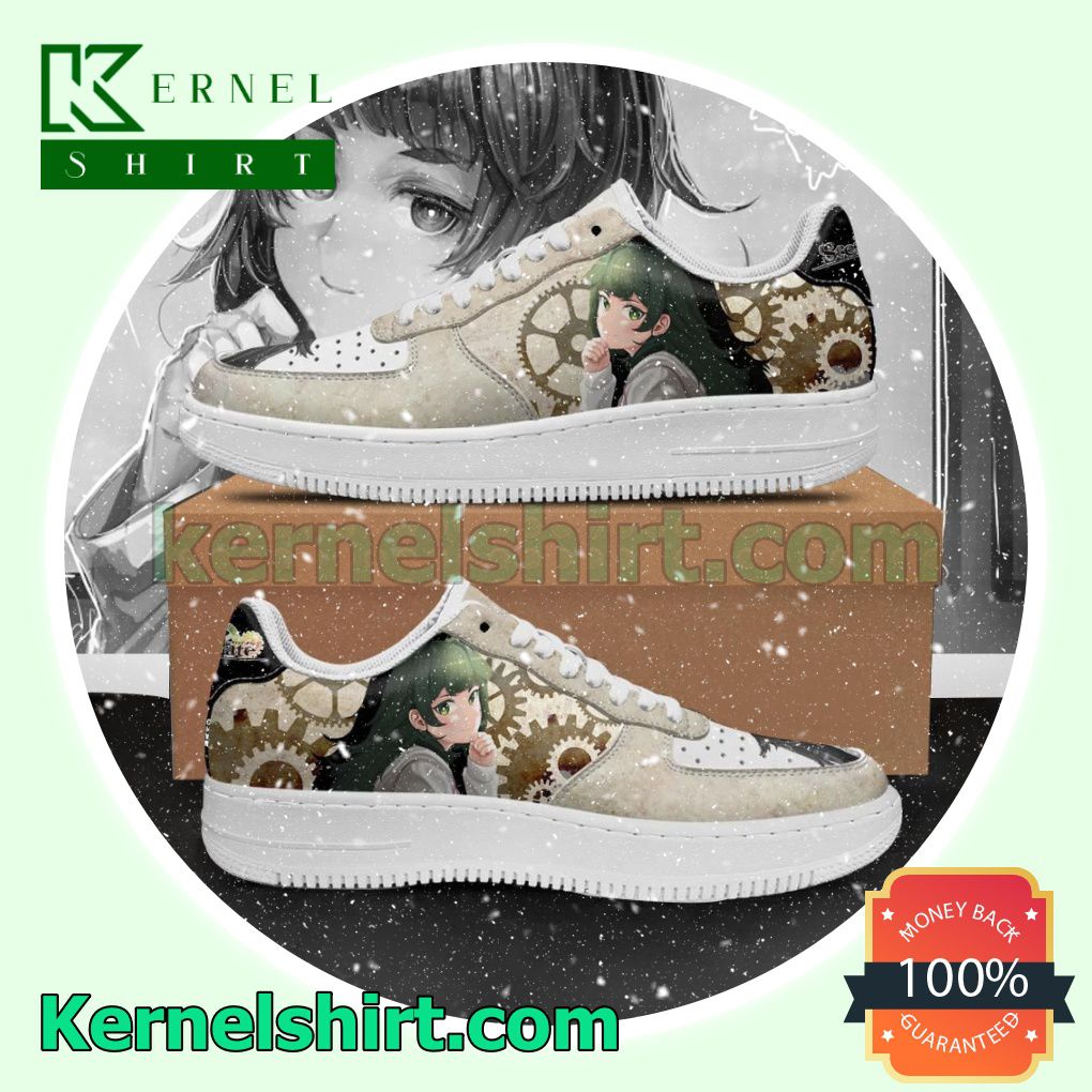 Maho Hiyajo Steins Gate Anime Mens Womens Air Force 1 Shoes