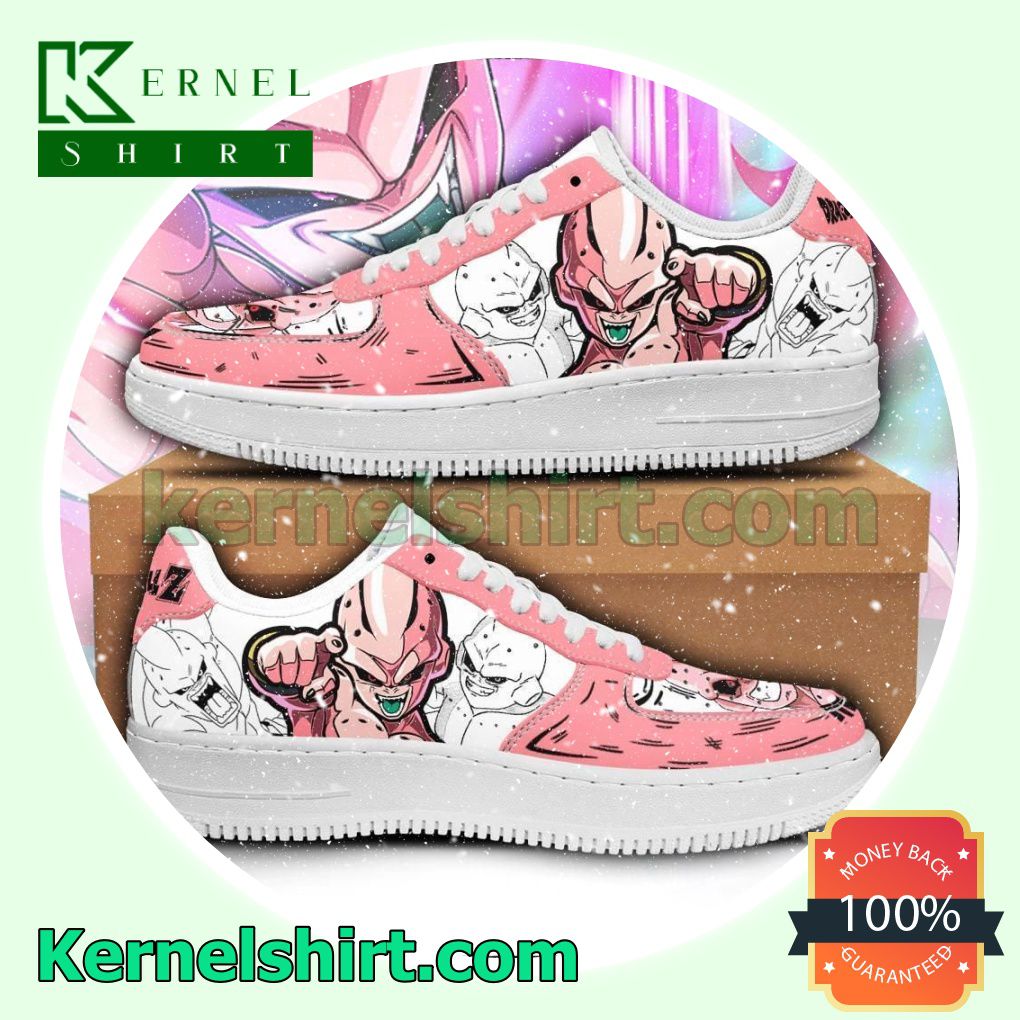 Majin Buu Dragon Ball Anime Mens Womens Air Force 1 Shoes