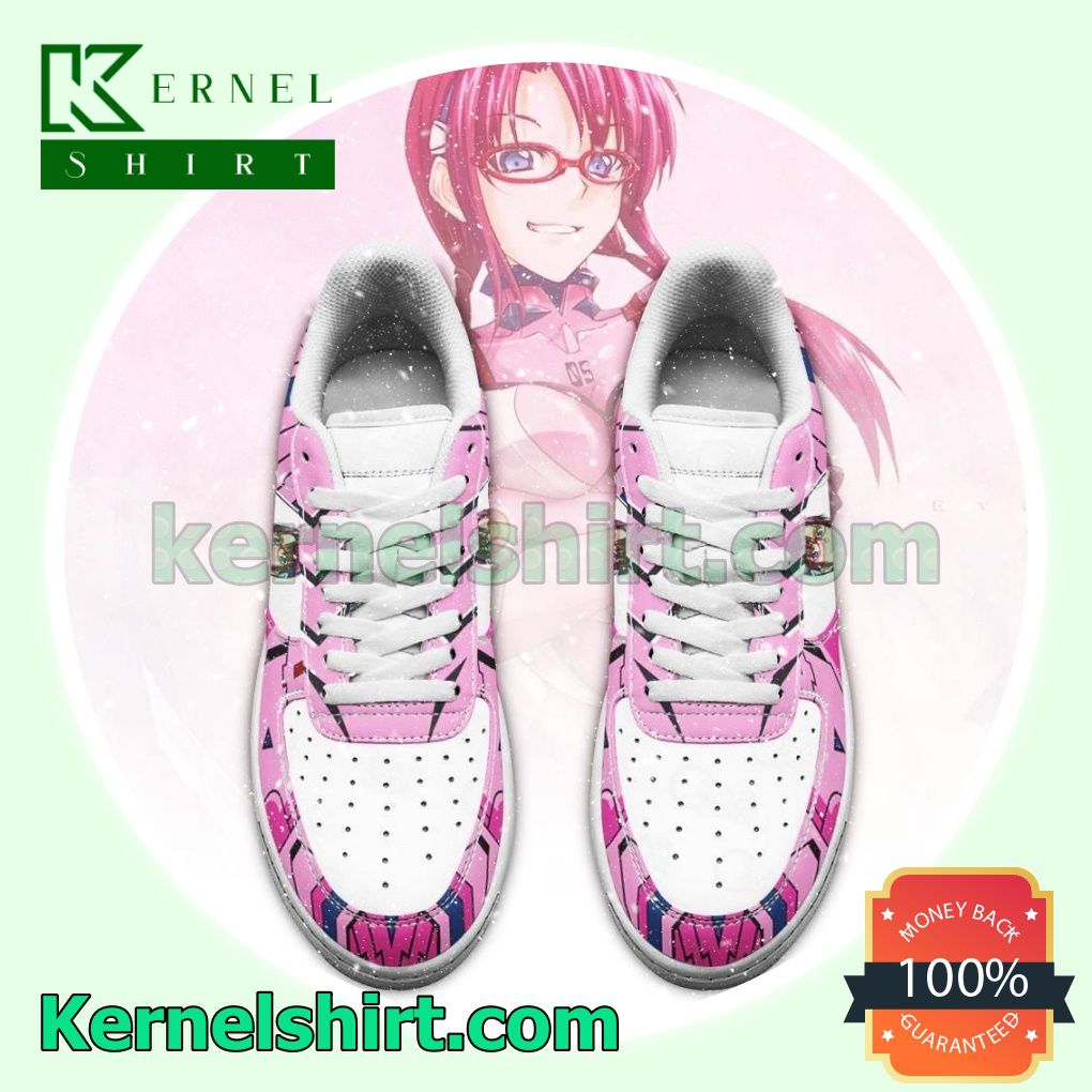 Mari Illustrious Makinami Neon Genesis Evangelion Mens Womens Air Force 1 Shoes a