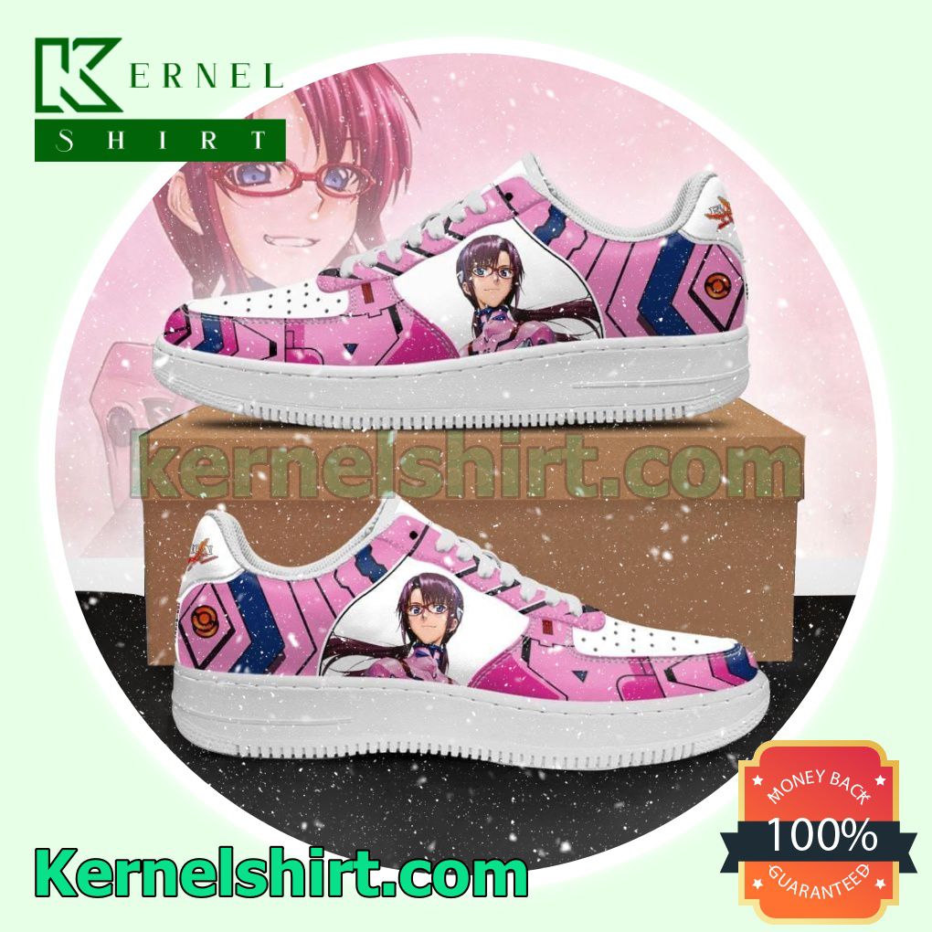 Mari Illustrious Makinami Neon Genesis Evangelion Mens Womens Air Force 1 Shoes