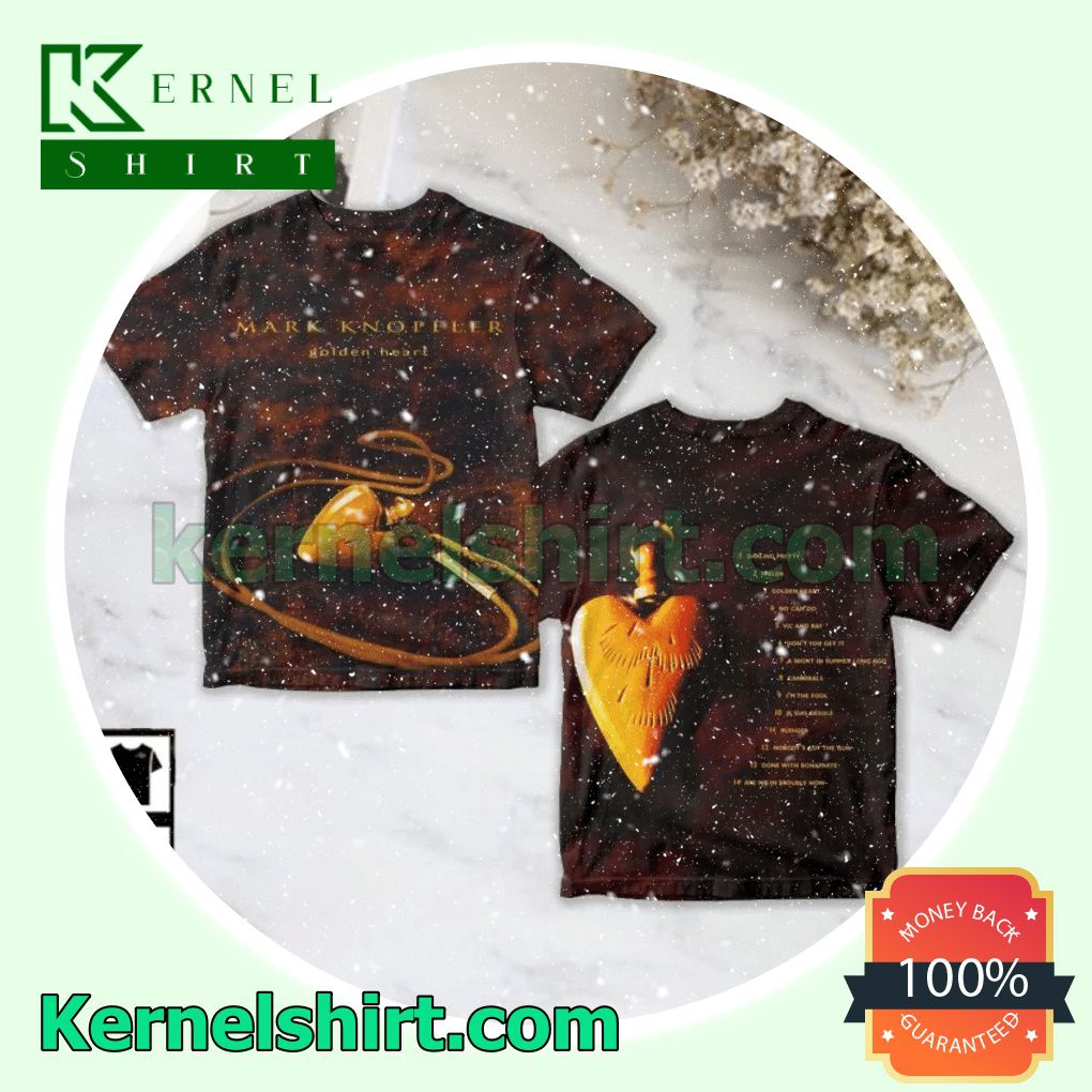 Mark Knopfler Golden Heart Album Cover Crewneck T-shirt