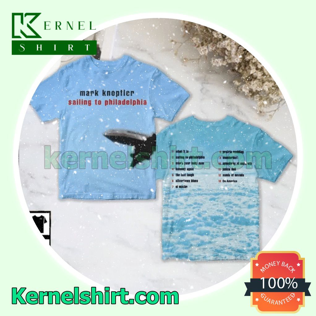 Mark Knopfler Sailing To Philadelphia Album Cover Crewneck T-shirt