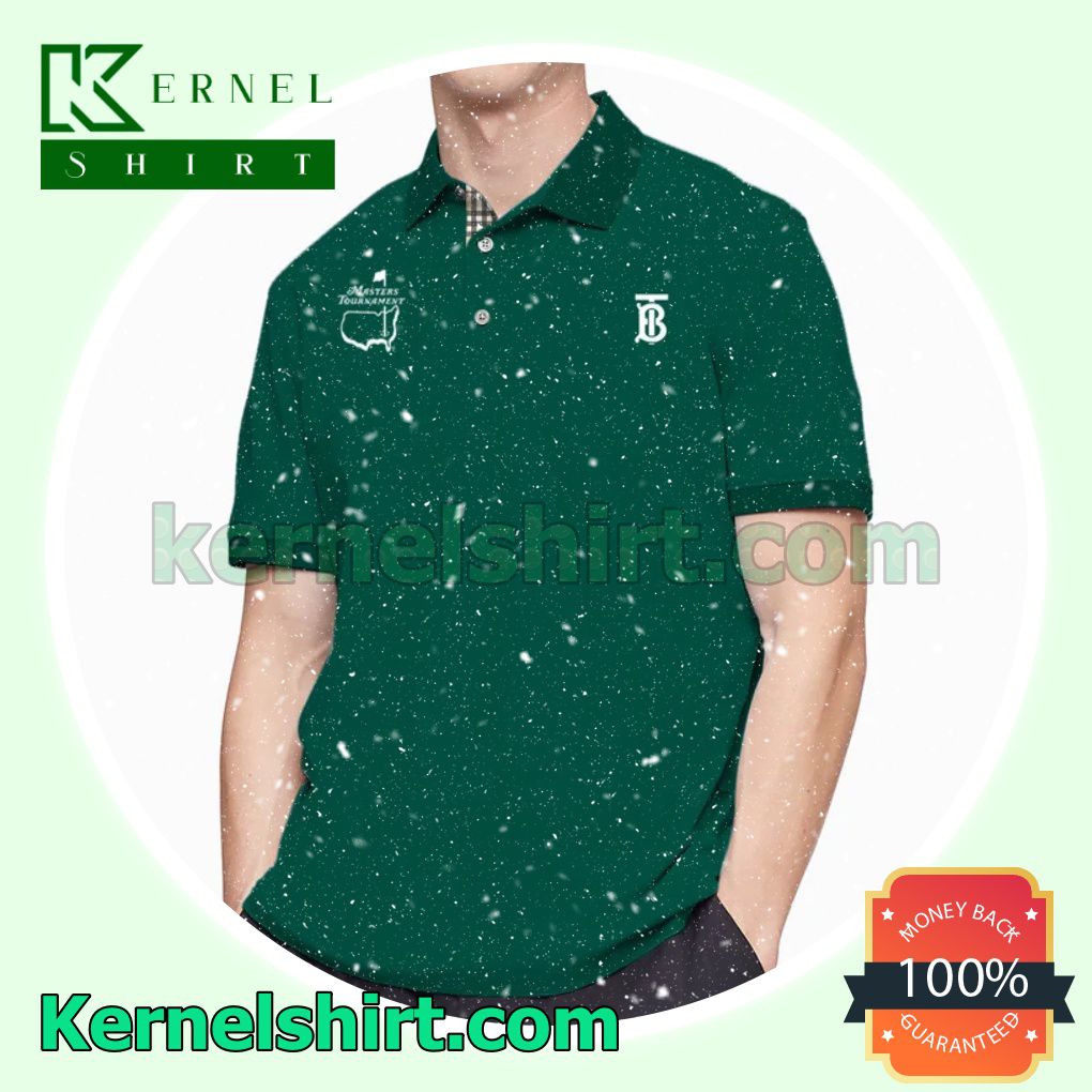 Masters Tournament And Burberry Green Tennis Golf Polo
