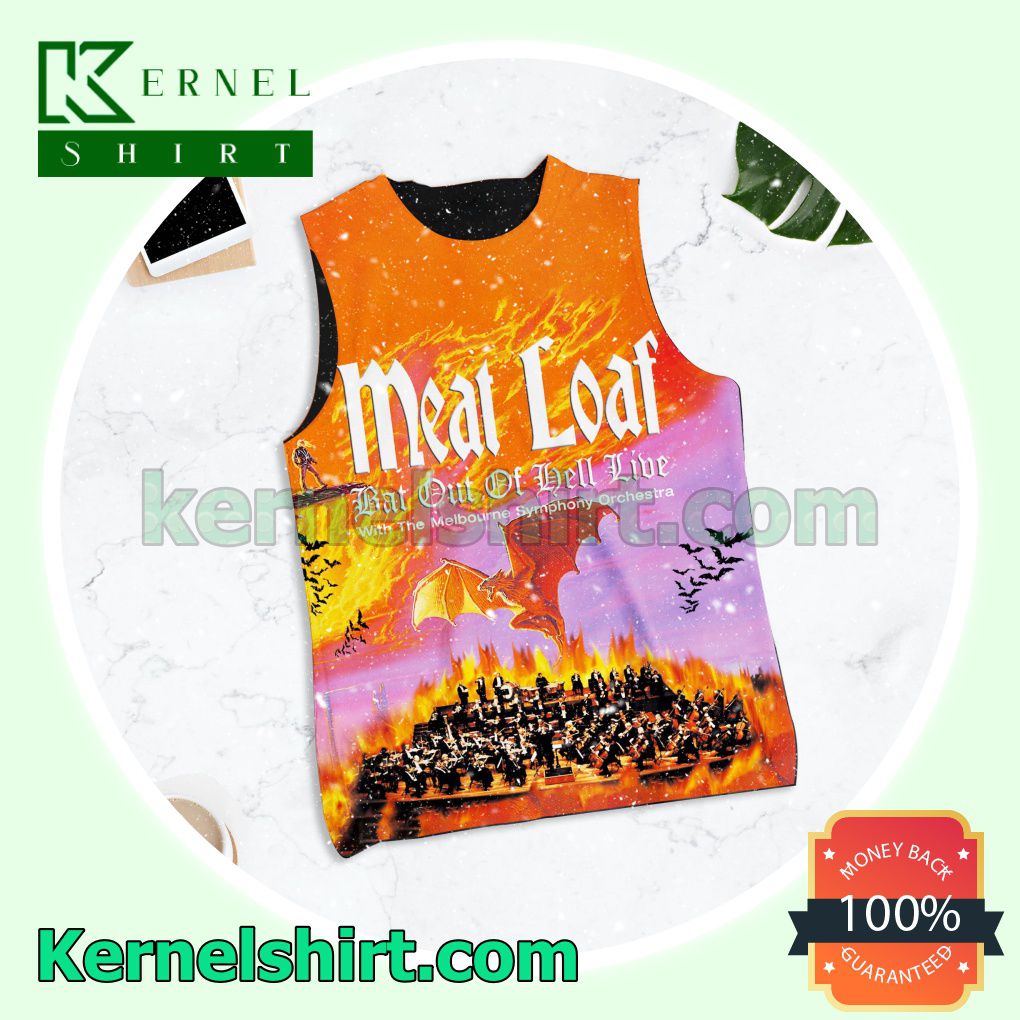 Meat Loaf Bat Out Of Hell Live With The Melbourne Symphony Orchestra Men Workout Tank Tops Gym