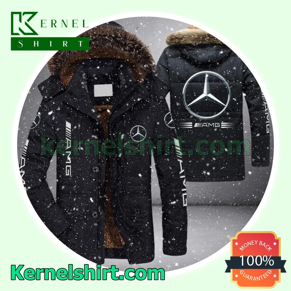 Mercedes Amg Company Warm Jacket With Faux Fur