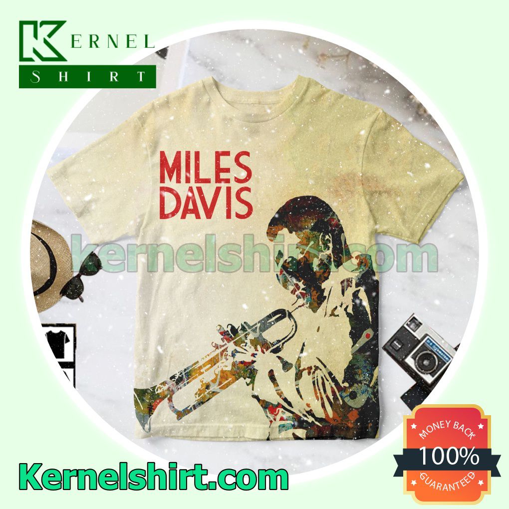 Miles Davis Poster Stencil Art Fan Shirts