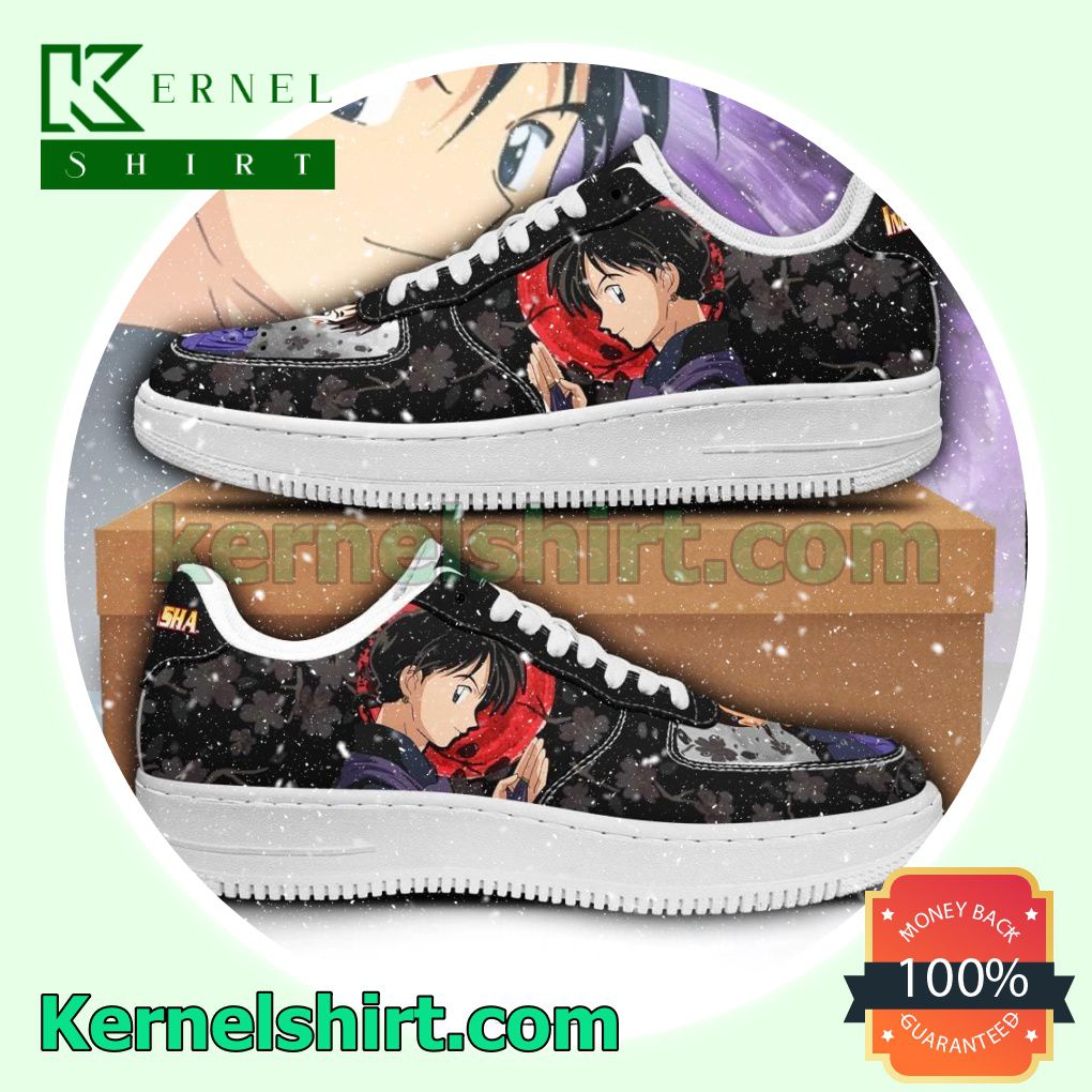 Miroku Inuyasha Anime Mens Womens Air Force 1 Shoes