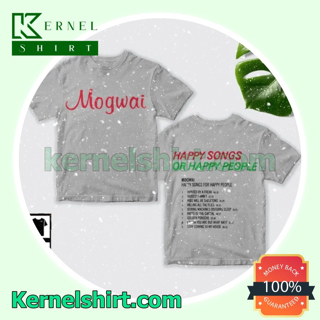 Mogwai Happy Songs For Happy People Album Cover Crewneck T-shirt