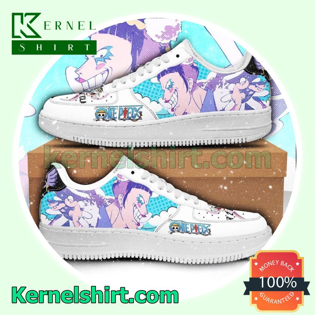 Mr 2 Bon Clay One Piece Anime Mens Womens Air Force 1 Shoes