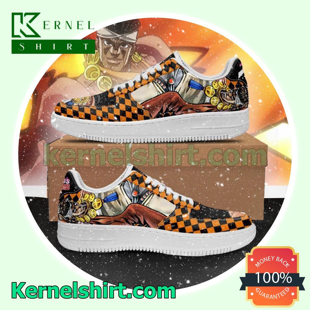 Muhammad Avdol JoJo Anime Mens Womens Air Force 1 Shoes