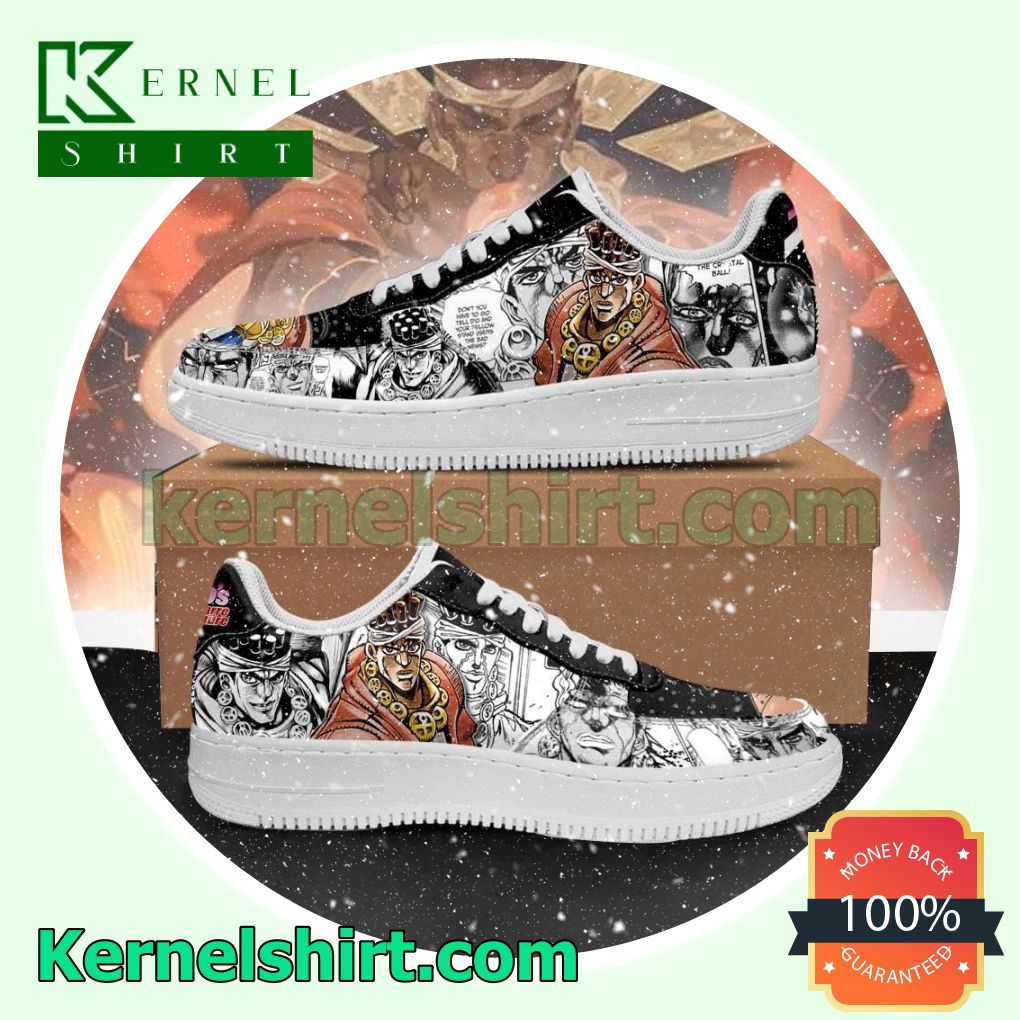 Muhammad Avdol Manga JoJo's Anime Mens Womens Air Force 1 Shoes